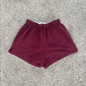 Maroon Soffe Cloth Shorts